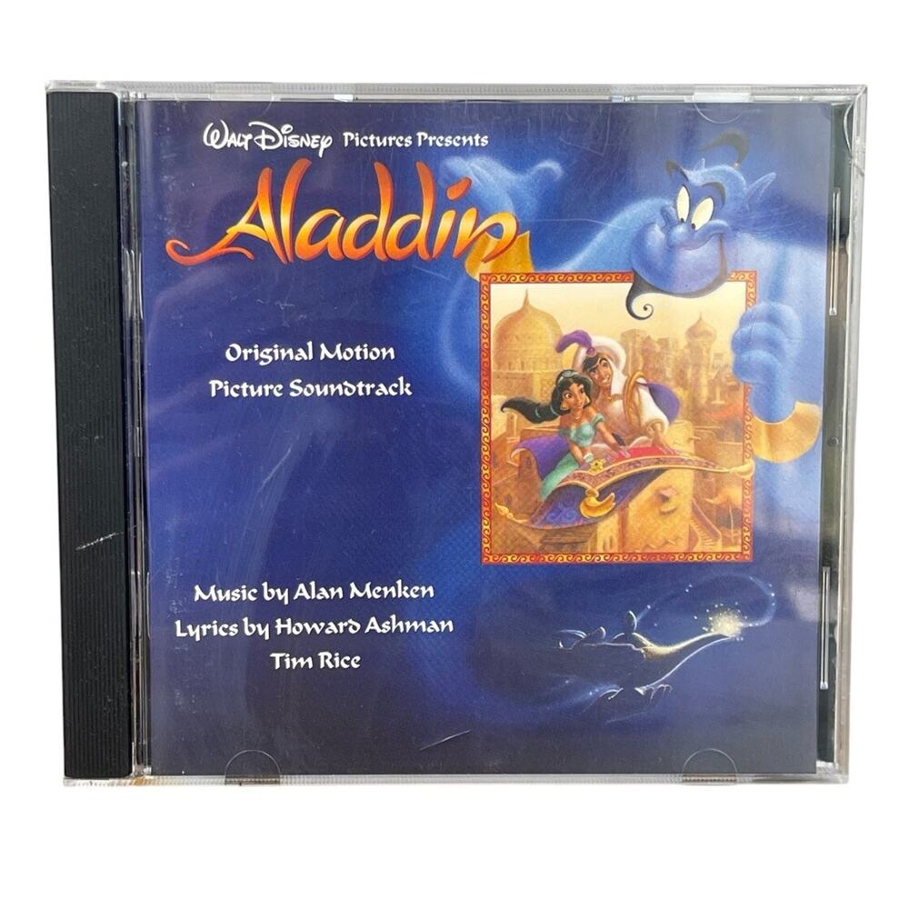 Walt Disney Pictures Presents Aladdin (CD 1992) Original Motion Soundtrack Music